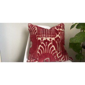 Williams-Sonoma Red Textile 20”x20” Pillow Cover